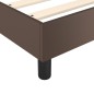 Giroletto a Molle Marrone 200x200 cm in Similpelle