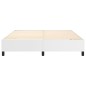 Giroletto a Molle Bianco 160x200 cm in Similpelle Giroletto a Molle Bianco 160x200 cm in Similpelle