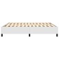 Giroletto a Molle Bianco 160x200 cm in Similpelle Giroletto a Molle Bianco 160x200 cm in Similpelle