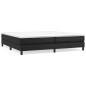 Giroletto a Molle Nero 200x200 cm in Similpelle Giroletto a Molle Nero 200x200 cm in Similpelle
