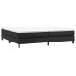 Giroletto a Molle Nero 200x200 cm in Similpelle Giroletto a Molle Nero 200x200 cm in Similpelle