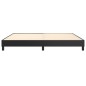 Giroletto a Molle Nero 200x200 cm in Similpelle Giroletto a Molle Nero 200x200 cm in Similpelle