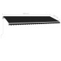 Tenda Retrattile Manuale Autoportante 500x350 cm Antracite Tenda Retrattile Manuale Autoportante 500x350 cm Antracite
