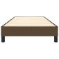 Giroletto a Molle Marrone Scuro 90x200 cm in Tessuto Giroletto a Molle Marrone Scuro 90x200 cm in Tessuto