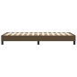 Giroletto a Molle Marrone Scuro 90x200 cm in Tessuto Giroletto a Molle Marrone Scuro 90x200 cm in Tessuto