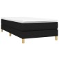 Giroletto a Molle Nero 80x200 cm in Tessuto Giroletto a Molle Nero 80x200 cm in Tessuto
