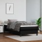 Giroletto a Molle Nero 80x200 cm in Similpelle Giroletto a Molle Nero 80x200 cm in Similpelle