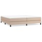 Giroletto a Molle Cappuccino 200x200 cm in Similpelle Giroletto a Molle Cappuccino 200x200 cm in Similpelle