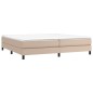 Giroletto a Molle Cappuccino 200x200 cm in Similpelle Giroletto a Molle Cappuccino 200x200 cm in Similpelle