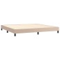 Giroletto a Molle Cappuccino 200x200 cm in Similpelle Giroletto a Molle Cappuccino 200x200 cm in Similpelle