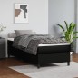 Giroletto a Molle Nero 90x190 cm in Similpelle Giroletto a Molle Nero 90x190 cm in Similpelle