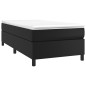 Giroletto a Molle Nero 90x190 cm in Similpelle Giroletto a Molle Nero 90x190 cm in Similpelle