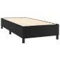 Giroletto a Molle Nero 90x190 cm in Similpelle Giroletto a Molle Nero 90x190 cm in Similpelle