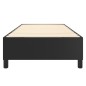 Giroletto a Molle Nero 90x190 cm in Similpelle Giroletto a Molle Nero 90x190 cm in Similpelle