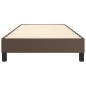 Giroletto a Molle Marrone 90x190 cm in Similpelle Giroletto a Molle Marrone 90x190 cm in Similpelle