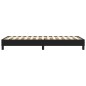Giroletto a Molle Nero 100x200 cm in Similpelle