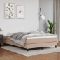 vidaXL Giroletto a Molle Cappuccino 140x200 cm in Similpelle vidaXL Giroletto a Molle Cappuccino 140x200 cm in Similpelle