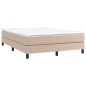 vidaXL Giroletto a Molle Cappuccino 140x200 cm in Similpelle vidaXL Giroletto a Molle Cappuccino 140x200 cm in Similpelle