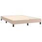 vidaXL Giroletto a Molle Cappuccino 140x200 cm in Similpelle vidaXL Giroletto a Molle Cappuccino 140x200 cm in Similpelle