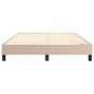 vidaXL Giroletto a Molle Cappuccino 140x200 cm in Similpelle vidaXL Giroletto a Molle Cappuccino 140x200 cm in Similpelle