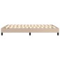 vidaXL Giroletto a Molle Cappuccino 140x200 cm in Similpelle vidaXL Giroletto a Molle Cappuccino 140x200 cm in Similpelle
