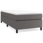 Giroletto a Molle Grigio 100x200 cm in Similpelle Giroletto a Molle Grigio 100x200 cm in Similpelle