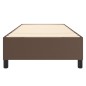 Giroletto a Molle Marrone 90x190 cm in Similpelle Giroletto a Molle Marrone 90x190 cm in Similpelle