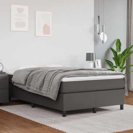 vidaXL Giroletto Grigio 120x200 cm in Similpelle
