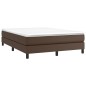 Giroletto a Molle Marrone 140x200 cm in Similpelle Giroletto a Molle Marrone 140x200 cm in Similpelle