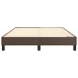 Giroletto a Molle Marrone 140x200 cm in Similpelle Giroletto a Molle Marrone 140x200 cm in Similpelle