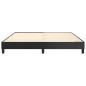 Giroletto a Molle Nero 180x200 cm in Similpelle