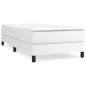Giroletto a Molle Bianco 90x190 cm in Similpelle Giroletto a Molle Bianco 90x190 cm in Similpelle