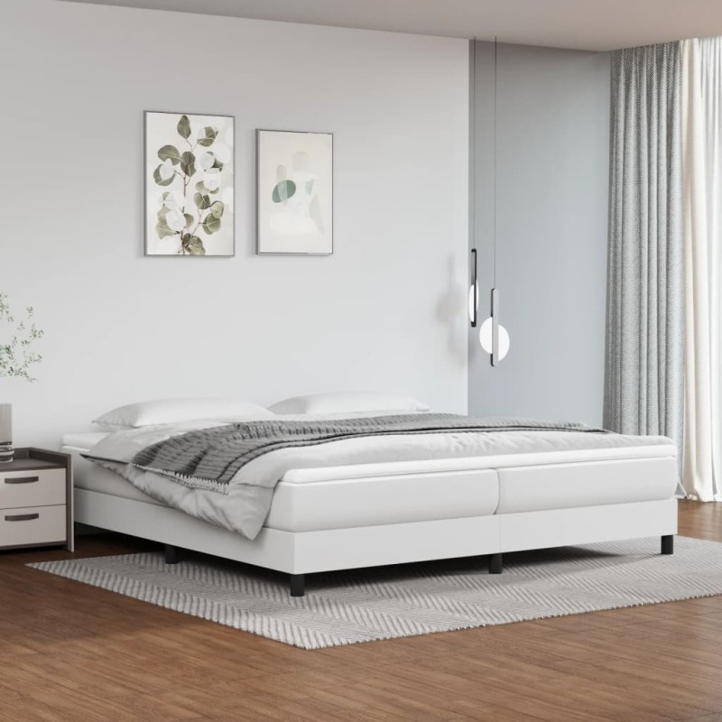 vidaXL Giroletto Bianco 200x200 cm in Similpelle vidaXL Giroletto Bianco 200x200 cm in Similpelle