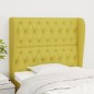 Testiera ad Orecchio Verde 103x23x118/128 cm in Tessuto Testiera ad Orecchio Verde 103x23x118/128 cm in Tessuto