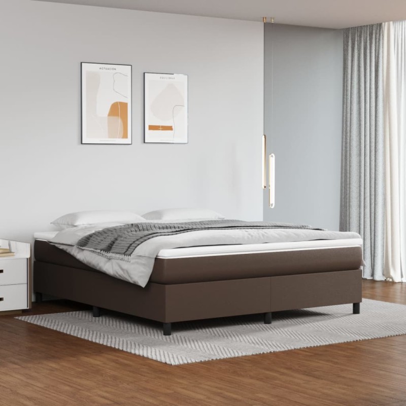 vidaXL Giroletto Marrone 180x200 cm in Similpelle vidaXL Giroletto Marrone 180x200 cm in Similpelle