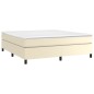 vidaXL Giroletto Crema 160x200 cm in Similpelle vidaXL Giroletto Crema 160x200 cm in Similpelle