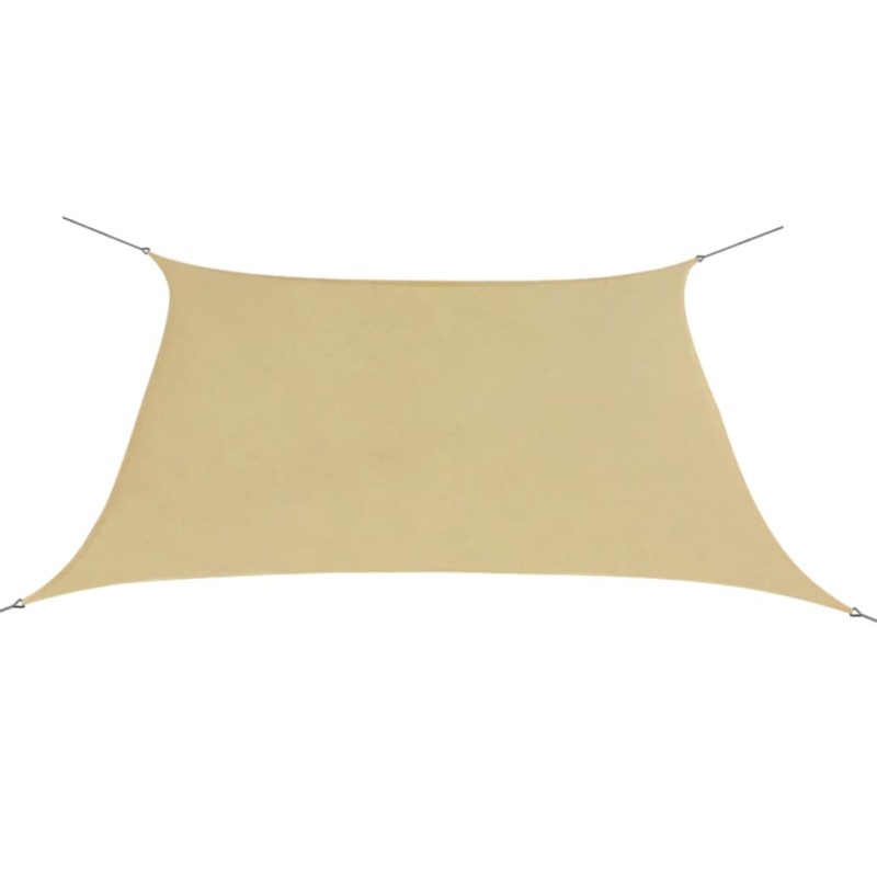 vidaXL Vela Parasole in Tela Oxford Quadrata 2x2 m Beige vidaXL Vela Parasole in Tela Oxford Quadrata 2x2 m Beige