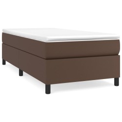 Giroletto a Molle Marrone 100x200 cm in Similpelle