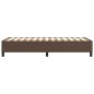 Giroletto a Molle Marrone 100x200 cm in Similpelle Giroletto a Molle Marrone 100x200 cm in Similpelle