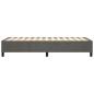 vidaXL Giroletto senza Materasso Grigio Scuro 100x200 cm Velluto vidaXL Giroletto senza Materasso Grigio Scuro 100x200 cm Velluto