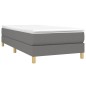 Giroletto a Molle Grigio Scuro 90x190 cm in Tessuto Giroletto a Molle Grigio Scuro 90x190 cm in Tessuto
