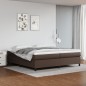Giroletto a Molle Marrone 200x200 cm in Similpelle Giroletto a Molle Marrone 200x200 cm in Similpelle