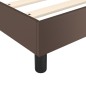 Giroletto a Molle Marrone 200x200 cm in Similpelle Giroletto a Molle Marrone 200x200 cm in Similpelle