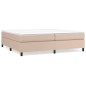Giroletto a Molle Cappuccino 200x200 cm in Similpelle Giroletto a Molle Cappuccino 200x200 cm in Similpelle