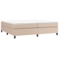 Giroletto a Molle Cappuccino 200x200 cm in Similpelle Giroletto a Molle Cappuccino 200x200 cm in Similpelle