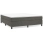 vidaXL Giroletto senza Materasso Grigio Scuro 160x200 cm Velluto vidaXL Giroletto senza Materasso Grigio Scuro 160x200 cm Velluto