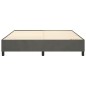 vidaXL Giroletto senza Materasso Grigio Scuro 160x200 cm Velluto vidaXL Giroletto senza Materasso Grigio Scuro 160x200 cm Velluto