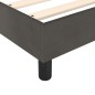 vidaXL Giroletto senza Materasso Grigio Scuro 160x200 cm Velluto vidaXL Giroletto senza Materasso Grigio Scuro 160x200 cm Velluto