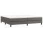 Giroletto a Molle Grigio 200x200 cm in Similpelle Giroletto a Molle Grigio 200x200 cm in Similpelle