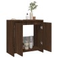 Armadietto Bagno Rovere Marrone 60x33x61cm Legno Ingegnerizzato Armadietto Bagno Rovere Marrone 60x33x61cm Legno Ingegnerizzato